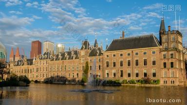 Binnenhof黑格间隔拍摄荷兰